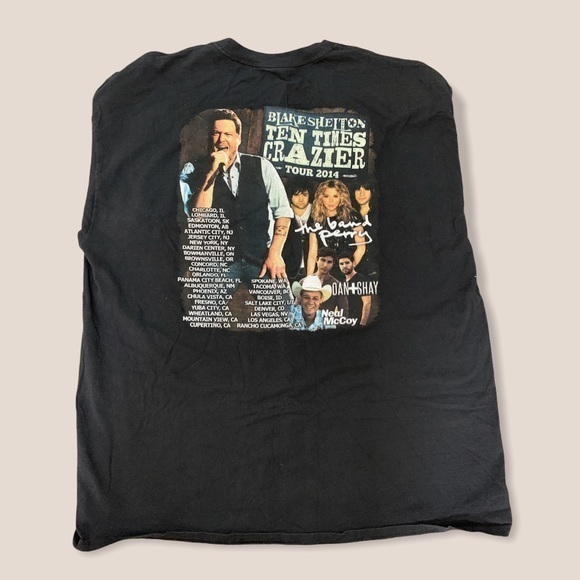 Blake Shelton | ten times crazier tour tee - Picture 2 of 5